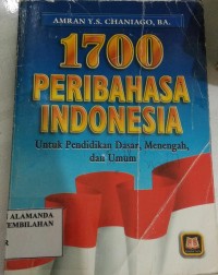 1700 Pribahsa Indonesia