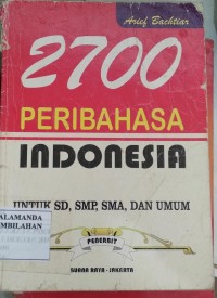 2700 Peribahasa Indonesia